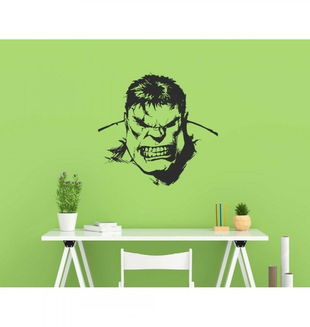 Hulk-wall decor 3D प्रिंट मॉडल .c4d .max .obj .3ds .fbx .stl .blend 