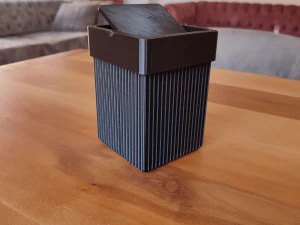 BOTE DE BASURA CON TAPA OSCILANTE Modelo de impresión 3D