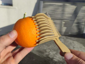 Hair cutting comb - BARBER COMB 3D Print Model