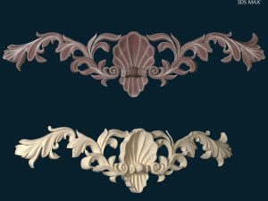 Decoration ornament KT01 3D-Modell
