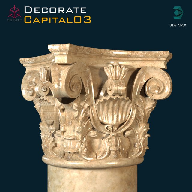 Capital 03 Modèle 3D .c4d .max .obj .3ds .fbx .stl .blend 