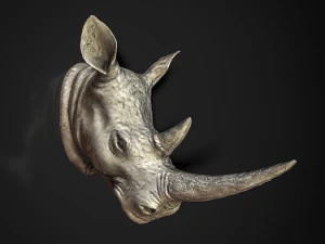 Rhinostatue01 3D Model