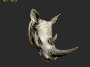 Rhinostatue01 3D मॉडल