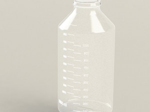 1L bottle for injection 3D Model