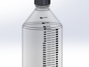 2L bottle for injection 3D Model