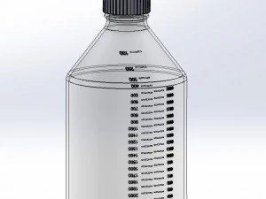 2л флакон для инъекций 3D Модель