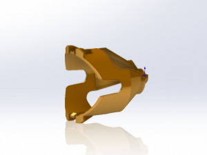 Container for laying the charge for drilling and blasting dia - 40 mm 3D Model