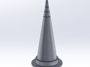 Bottle with cups 3D Model