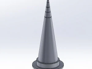 Bottiglia con tazze Modello 3D