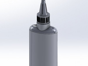 Bottle with cups Modèle 3D