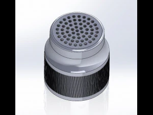 Bottle with cups 3D Model