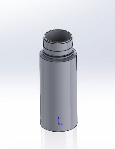 Bottle for talc 100 ml Model 3D .c4d .max .obj .3ds .fbx .stl .blend 