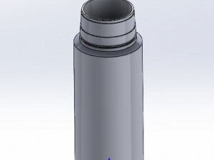 Bottle for talc 100 ml 3D Model