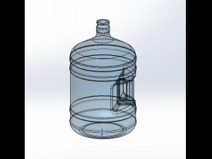 19L bottle for water 3D Model