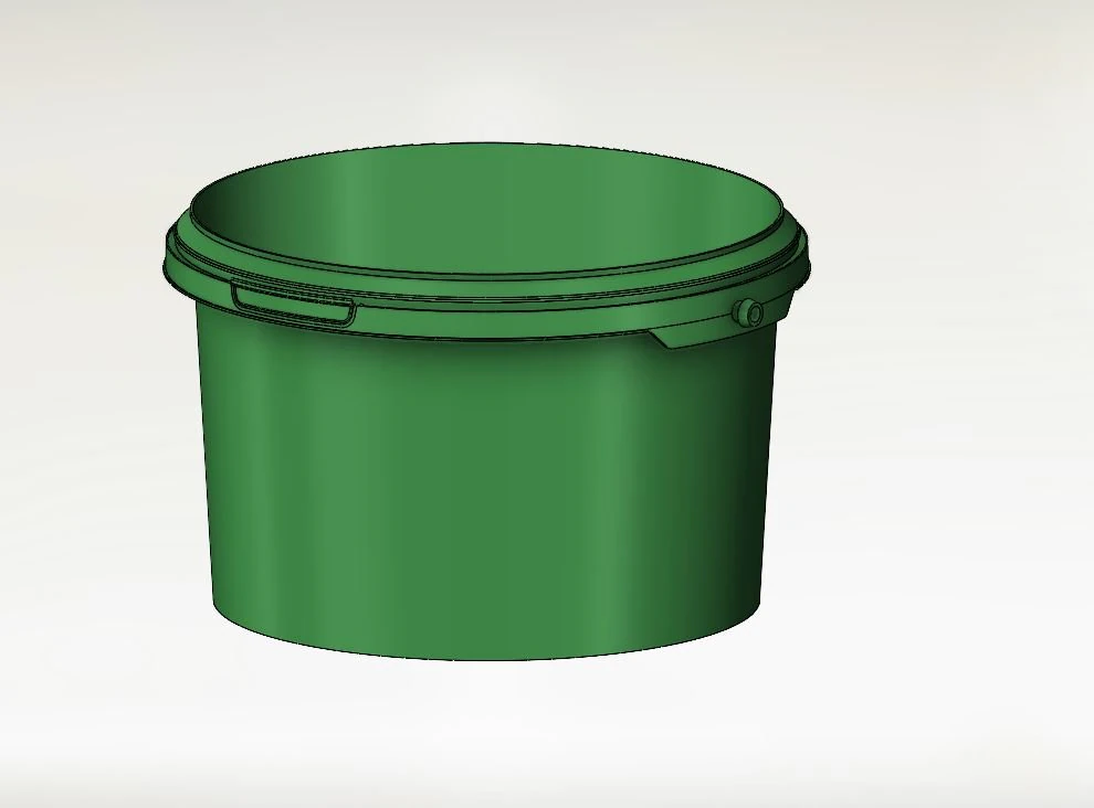 25 L bucket 3D Print Model .c4d .max .obj .3ds .fbx .stl .blend 