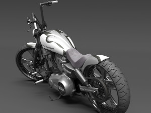 Harley Davidson Dyna Street Bob 2010 3D 모델