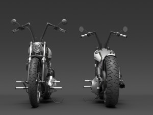 Harley Davidson Dyna Street Bob 2010 3D 모델