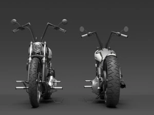 Harley Davidson Dyna Street Bob 2010 3D Model