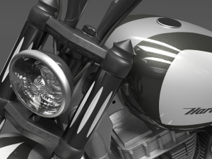 Harley Davidson Dyna Street Bob 2010 3D 모델