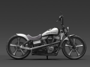 Harley Davidson Dyna Street Bob 2010 3D 모델