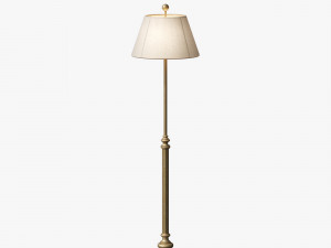 Circa Overseas Adjustable Club Floor Lamp 3D Model