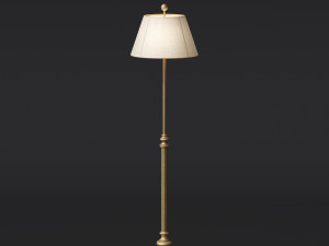 Circa Overseas Adjustable Club Floor Lamp Modelo 3D