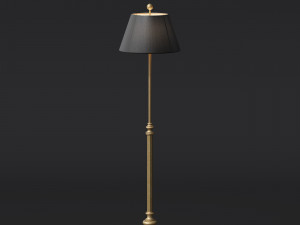 Circa Overseas Adjustable Club Floor Lamp Modelo 3D