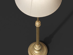 Circa Overseas Adjustable Club Floor Lamp Modelo 3D