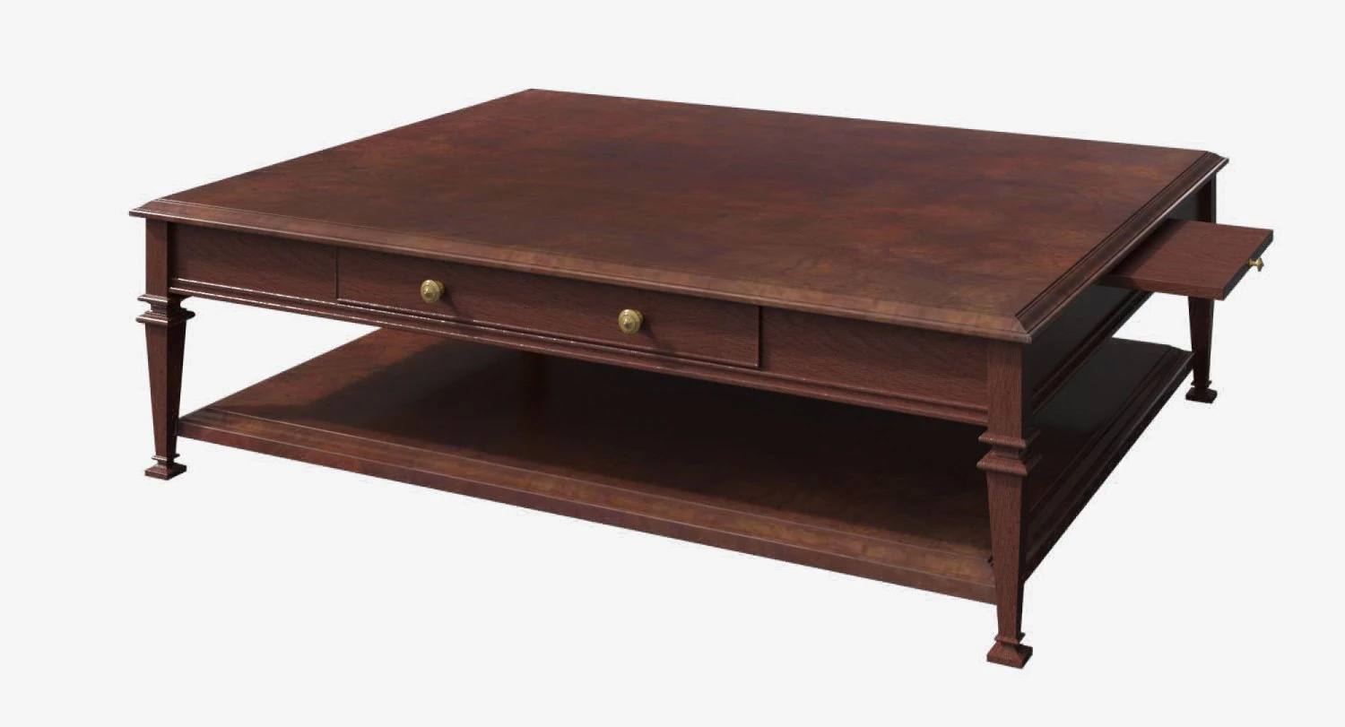 CENTURY FURNITURE New Traditional Cocktail Table 779-604D 3D Model .c4d .max .obj .3ds .fbx .stl .blend 