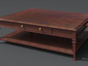 CENTURY FURNITURE New Traditional Cocktail Table 779-604D 3D Модель