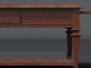 CENTURY FURNITURE New Traditional Cocktail Table 779-604D 3D Модель