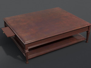 CENTURY FURNITURE New Traditional Cocktail Table 779-604D 3D Модель