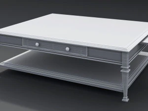 CENTURY FURNITURE New Traditional Cocktail Table 779-604D 3D Model