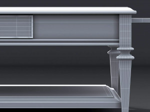CENTURY FURNITURE New Traditional Cocktail Table 779-604D 3D Модель