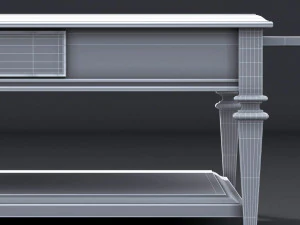 CENTURY FURNITURE New Traditional Cocktail Table 779-604D 3D Model