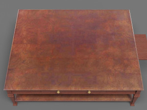 CENTURY FURNITURE New Traditional Cocktail Table 779-604D 3D Модель