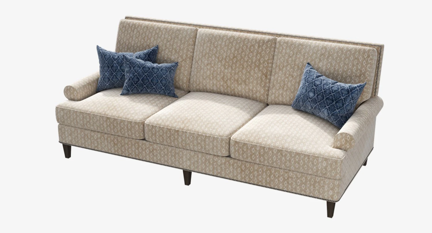 TAYLOR KING London Sofa 3D Model .c4d .max .obj .3ds .fbx .stl .blend 