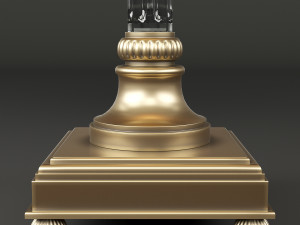 WILDWOOD Pineapple Column Lamp 3D Model
