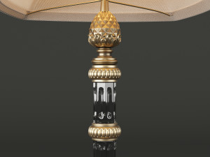 WILDWOOD Pineapple Column Lamp 3D Model
