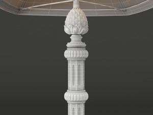 WILDWOOD Pineapple Column Lamp 3D Model