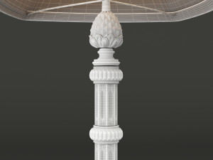 WILDWOOD Pineapple Column Lamp 3D Model