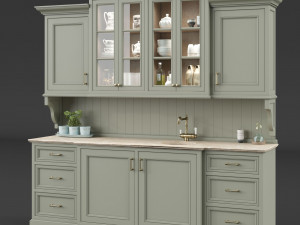 Kitchen Small Lounge Set 3D 模型