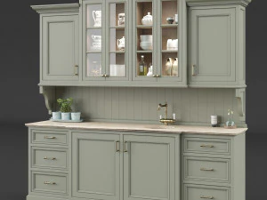 Kitchen Small Lounge Set 3D Model