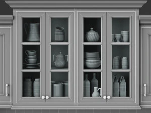 Kitchen Small Lounge Set 3D Model