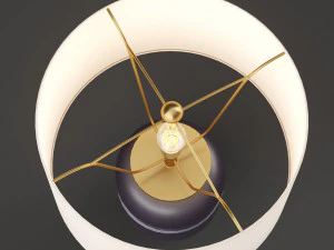 Настільна лампа Visual Comfort CS3622 - 5 кольорів 3D Модель