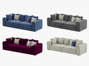 Sofá MEXO África Fusion Modelo 3D