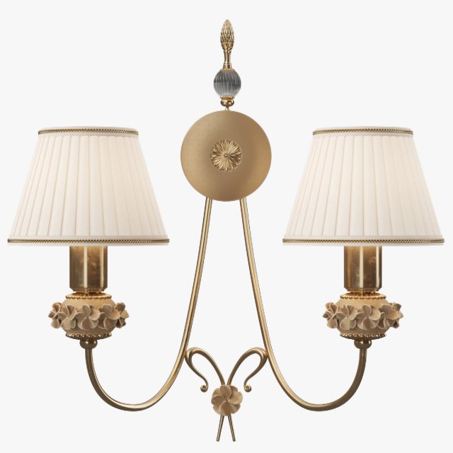 LE PORCELLANE Applique Lights 5175-2 3D Model .c4d .max .obj .3ds .fbx .stl .blend 