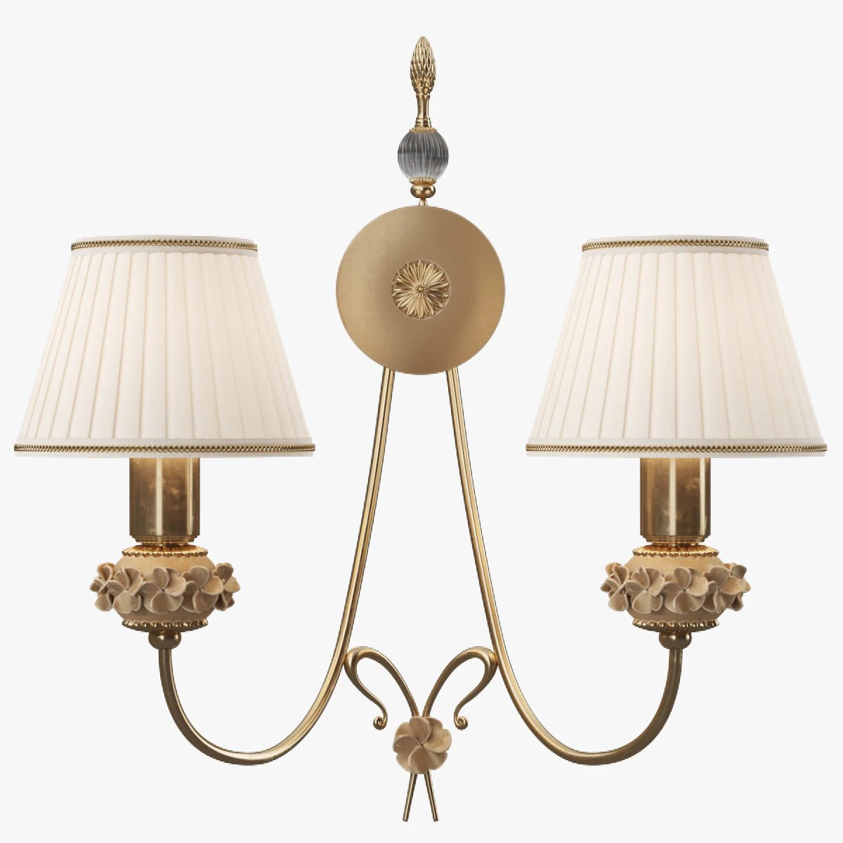 LE PORCELLANE Applique Lights 5175-2 3D Model .c4d .max .obj .3ds .fbx .stl .blend 