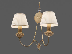 LE PORCELLANE Applique Lights 5175-2 3D Model
