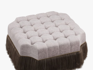MARGE CARSON Coronado Ottoman 3D Model